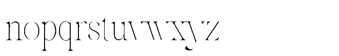 Reichamerina 230 Font LOWERCASE