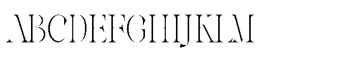 Reichamerina 330 Font UPPERCASE