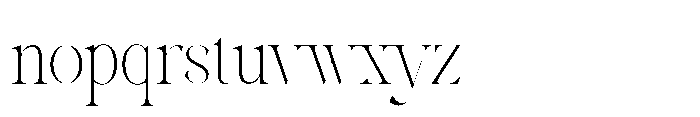 Reichamerina 330 Font LOWERCASE