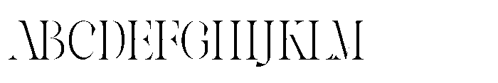 Reichamerina 430 Font UPPERCASE