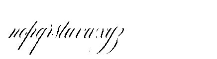 Reichamerina 530 Italic Font LOWERCASE