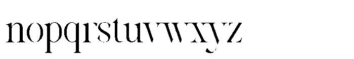 Reichamerina 530 Font LOWERCASE