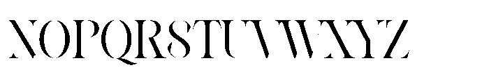 Reichamerina 630 Font UPPERCASE