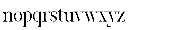 Reichamerina 630 Font LOWERCASE