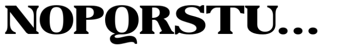Reigans Black Expanded Font UPPERCASE