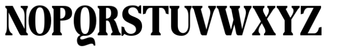 Reigans Black Semi Condensed Font UPPERCASE