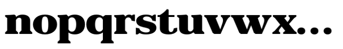Reigans Black Semi Expanded Font LOWERCASE