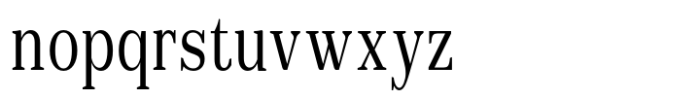 Reigans Condensed Font LOWERCASE