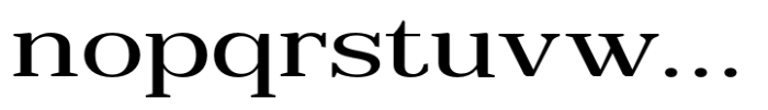 Reigans Expanded Font LOWERCASE