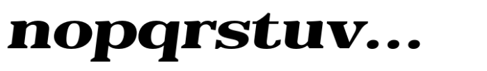 Reigans Extra Bold Expanded Slant Font LOWERCASE