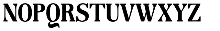 Reigans Extra Bold Semi Condensed Font UPPERCASE