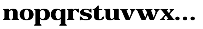 Reigans Extra Bold Semi Expanded Font LOWERCASE