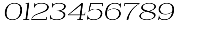 Reigans Extra Light Expanded Slant Font OTHER CHARS