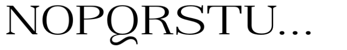 Reigans Light Expanded Font UPPERCASE