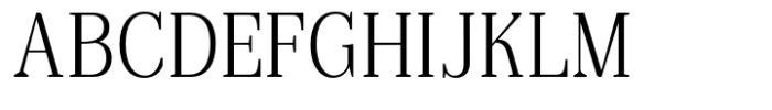 Reigans Light Semi Condensed Font UPPERCASE
