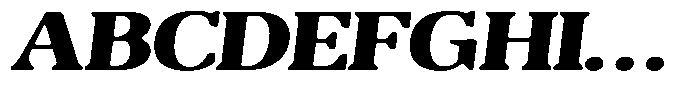Reigans Soft Black Expanded Italic Font UPPERCASE