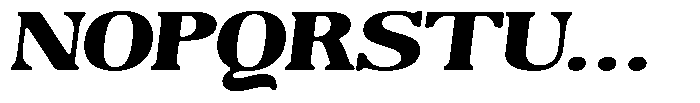 Reigans Soft Black Expanded Italic Font UPPERCASE