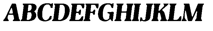 Reigans Soft Black Italic Font UPPERCASE