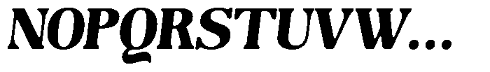 Reigans Soft Black Italic Font UPPERCASE