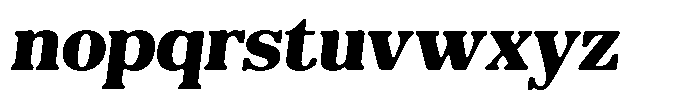 Reigans Soft Black Italic Font LOWERCASE