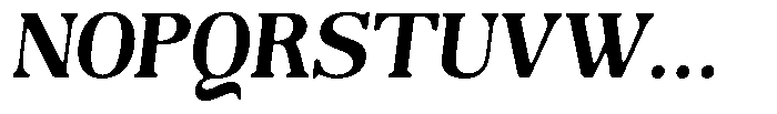 Reigans Soft Bold Italic Font UPPERCASE