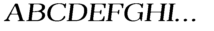 Reigans Soft Expanded Italic Font UPPERCASE