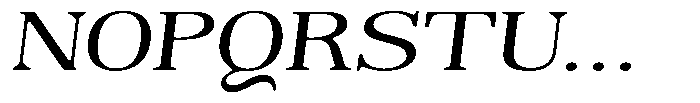 Reigans Soft Expanded Italic Font UPPERCASE