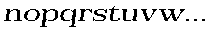 Reigans Soft Expanded Italic Font LOWERCASE