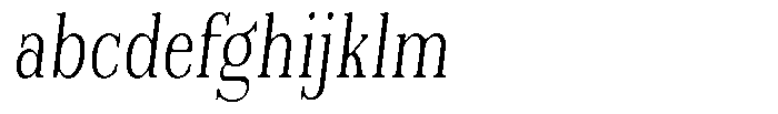Reigans Soft Light Condensed Italic FONT