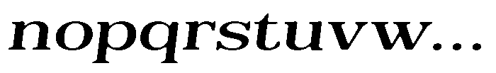 Reigans Soft Medium Expanded Italic Font LOWERCASE