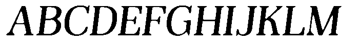 Reigans Soft Medium Italic Font UPPERCASE