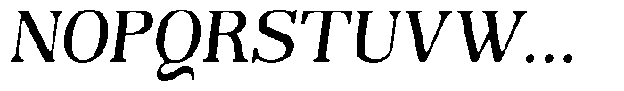 Reigans Soft Medium Italic Font UPPERCASE