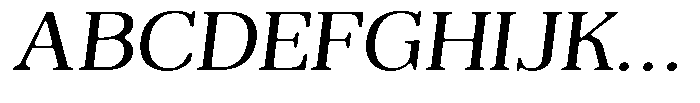 Reigans Soft Semi Expanded Italic Font UPPERCASE