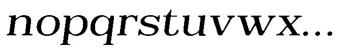 Reigans Soft Semi Expanded Italic Font LOWERCASE
