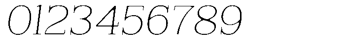 Reigans Soft Thin Italic Font OTHER CHARS