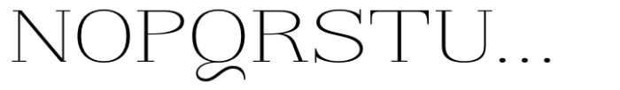 Reigans Thin Expanded Font UPPERCASE