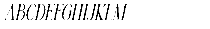Reilodey Italic Font UPPERCASE