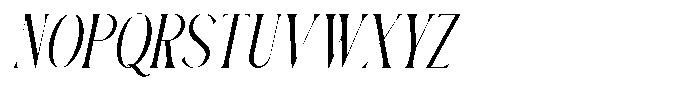 Reilodey Italic Font UPPERCASE