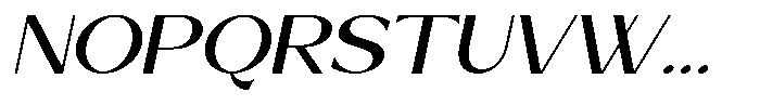 Reilyc Elegant Italic Font UPPERCASE