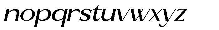 Reilyc Elegant Italic Font LOWERCASE