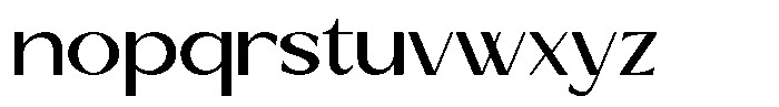 Reilyc Elegant Regular Font LOWERCASE