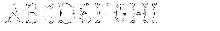 Reiner Initials Font UPPERCASE