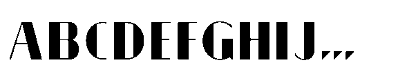 Reiner Meridian Font UPPERCASE