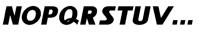 Reiner Neue Black Italic Font UPPERCASE