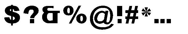 Reiner Neue Black Font OTHER CHARS