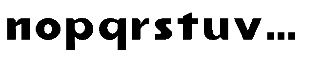 Reiner Neue Black Font LOWERCASE
