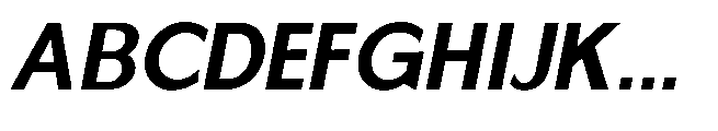 Reiner Neue Bold Italic Font UPPERCASE