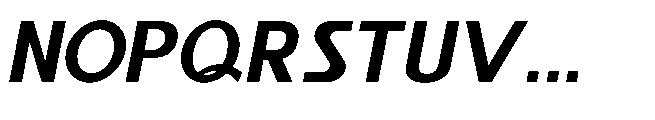 Reiner Neue Bold Italic Font UPPERCASE