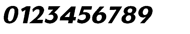Reiner Neue Extra Bold Italic Font OTHER CHARS