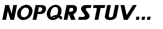 Reiner Neue Extra Bold Italic Font UPPERCASE